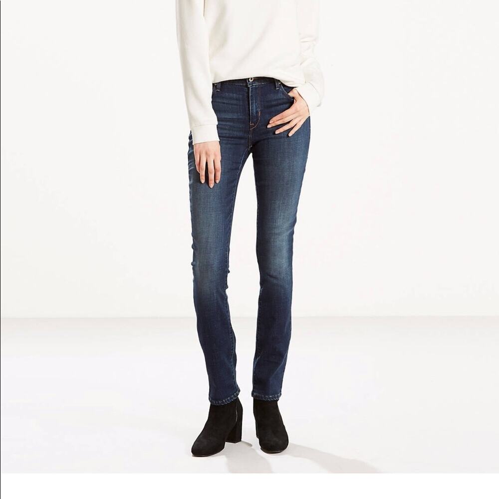 Levi’s Mid Rise Skinny Blue‎ Jeans Ankle Cropped Size 10